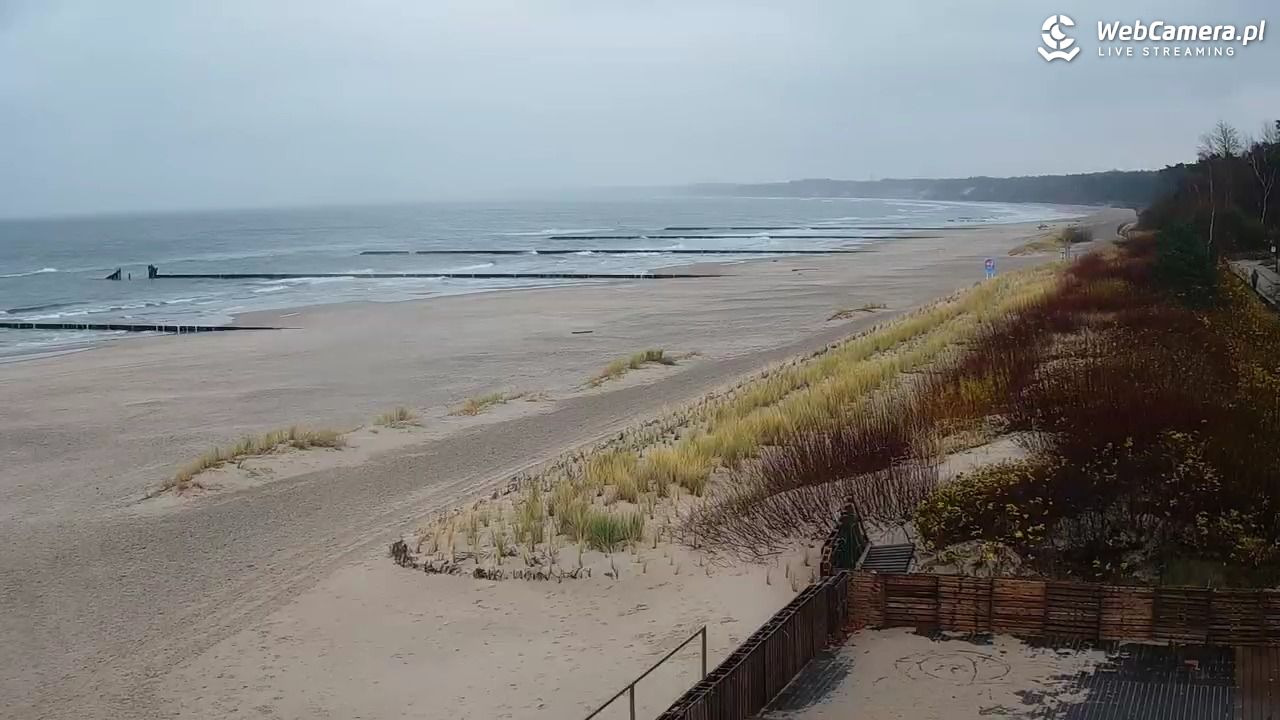 USTKA - widok na plażę - 17 listopad 2024, 08:16