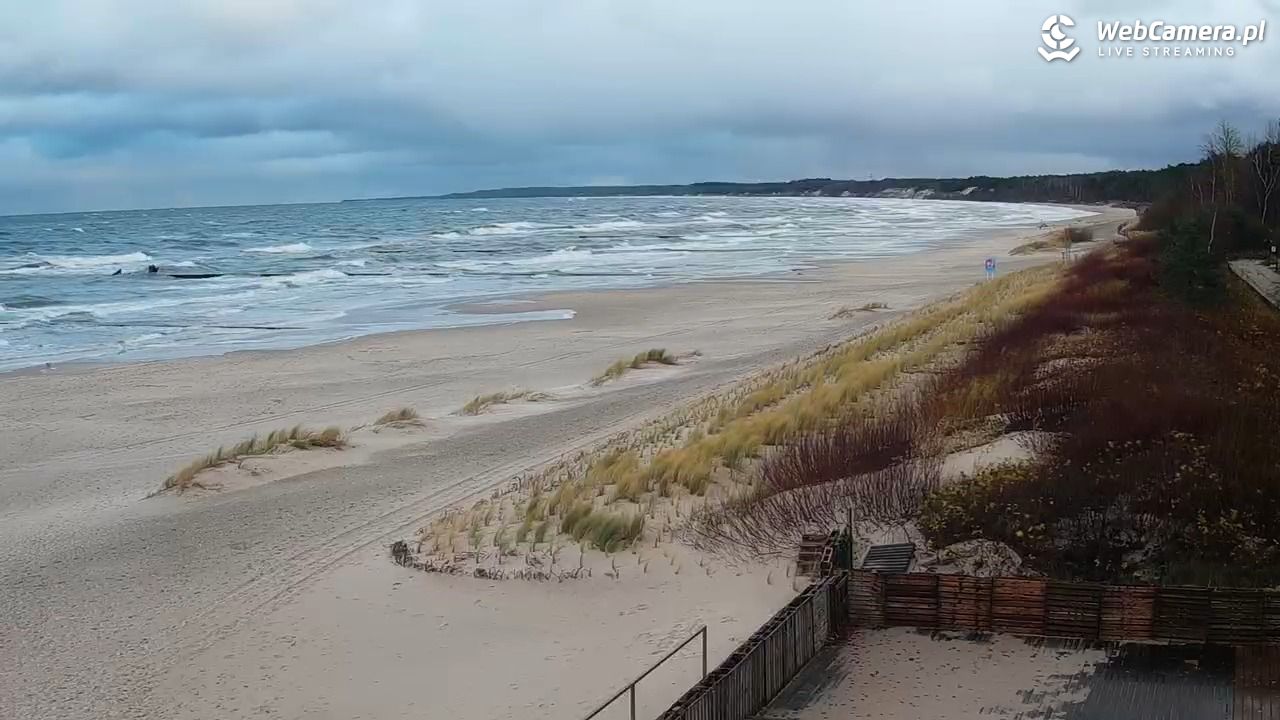 USTKA - widok na plażę - 20 listopad 2024, 08:29