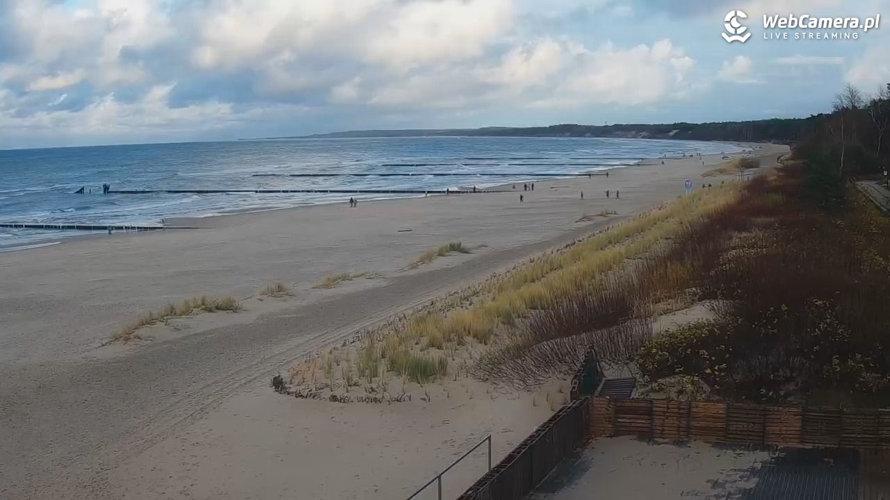 USTKA - widok na plażę - 17 listopad 2024, 14:30