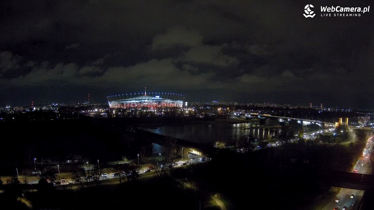 Warszawa - widok na Stadion Narodowy - 18 listopad 2024, 17:09