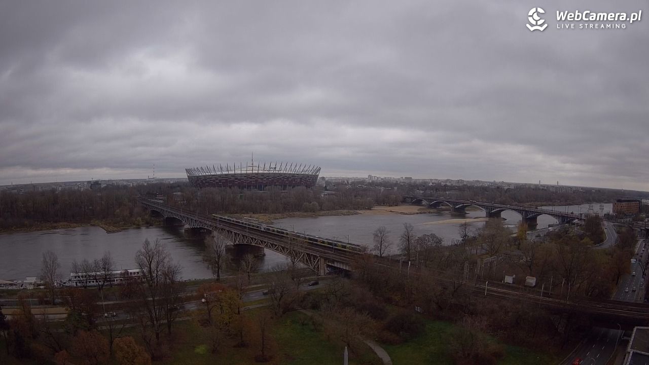 Warszawa - widok na Stadion Narodowy - 20 listopad 2024, 11:09