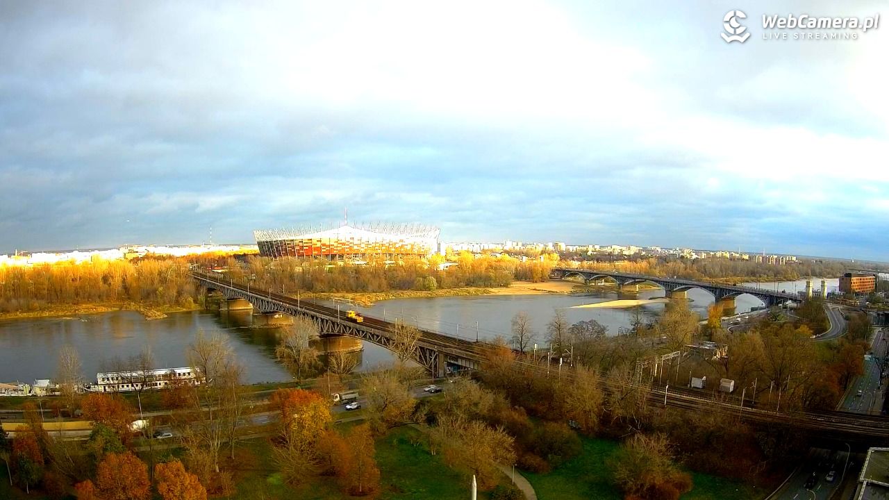 Warszawa - widok na Stadion Narodowy - 21 listopad 2024, 14:16