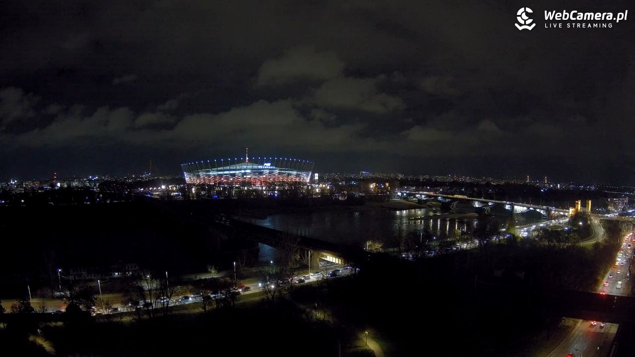 Warszawa - widok na Stadion Narodowy - 18 listopad 2024, 17:09