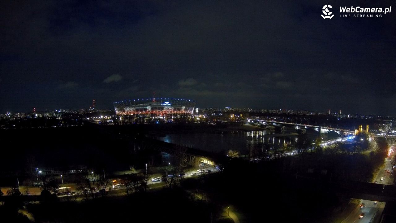 Warszawa - widok na Stadion Narodowy - 18 listopad 2024, 16:35