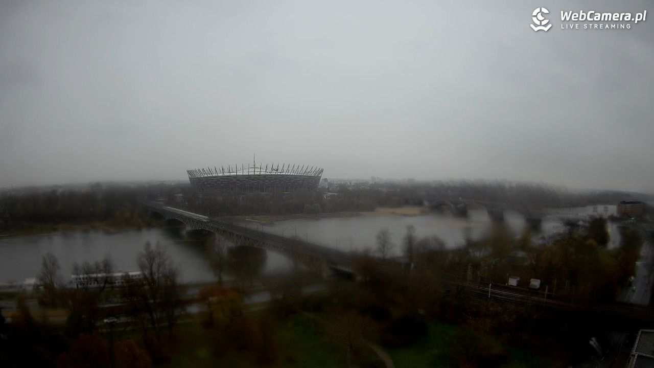 Warszawa - widok na Stadion Narodowy - 19 listopad 2024, 13:30