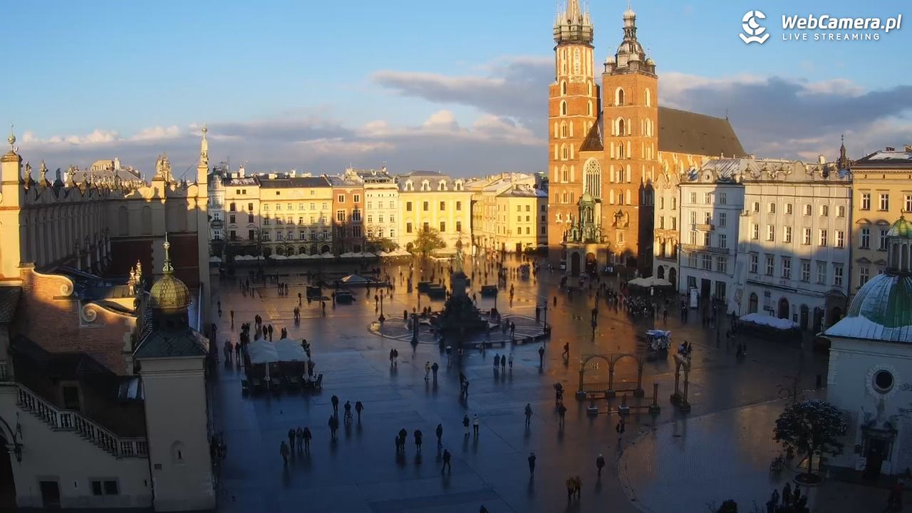 Kraków - widok na Rynek z hotelu - 21 listopad 2024, 15:01