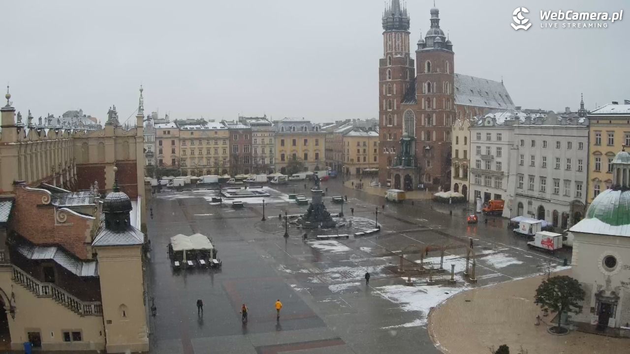 Kraków - widok na Rynek z hotelu - 22 listopad 2024, 08:13