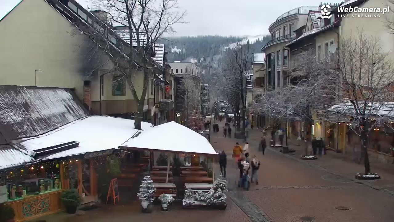 Zakopane - widok na deptak Krupówki NOWOŚĆ - 20 listopad 2024, 13:36