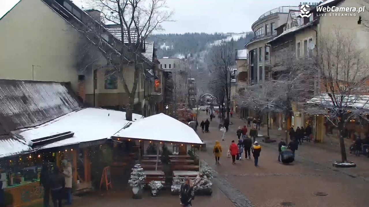 Zakopane - widok na deptak Krupówki NOWOŚĆ - 20 listopad 2024, 13:45