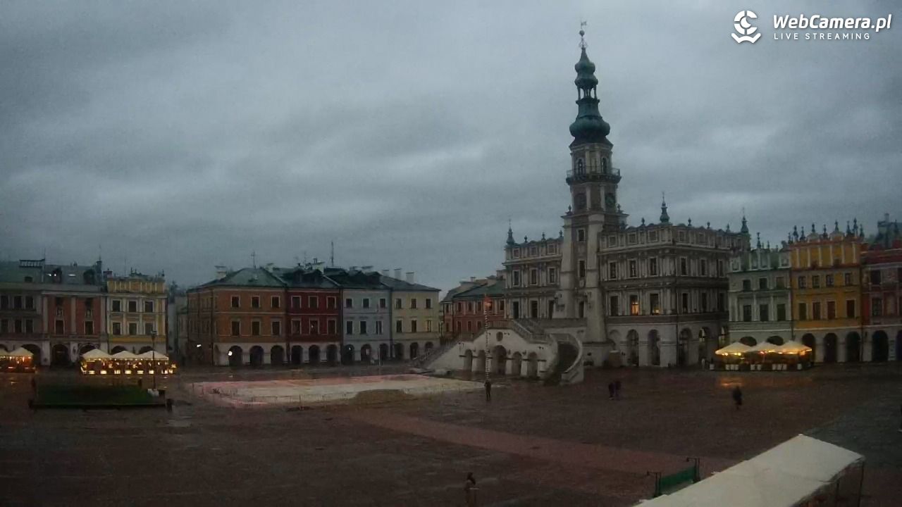 ZAMOŚĆ - widok na Rynek Wielki - 20 listopad 2024, 15:20