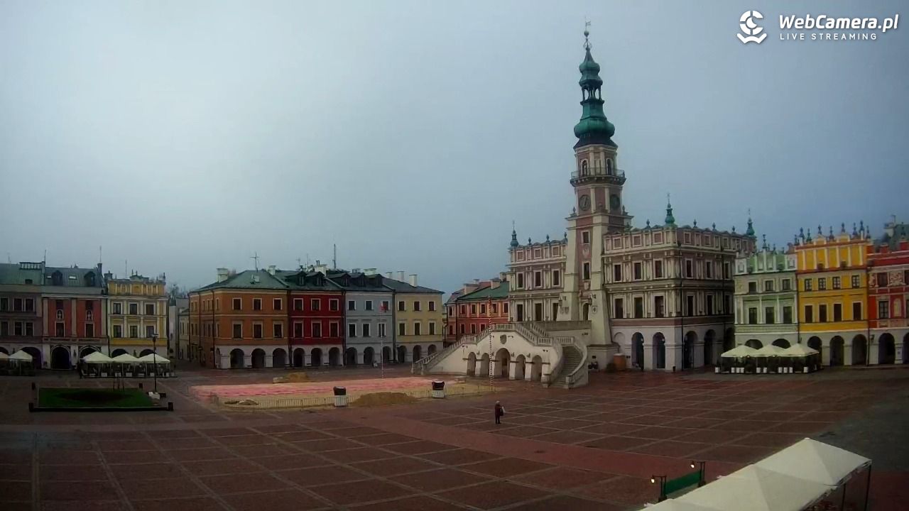 ZAMOŚĆ - widok na Rynek Wielki - 19 listopad 2024, 13:03