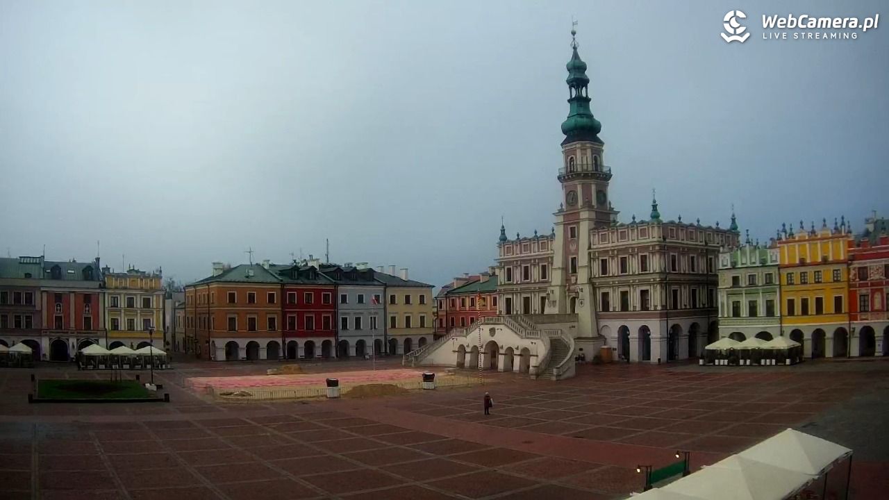 ZAMOŚĆ - widok na Rynek Wielki - 19 listopad 2024, 13:04