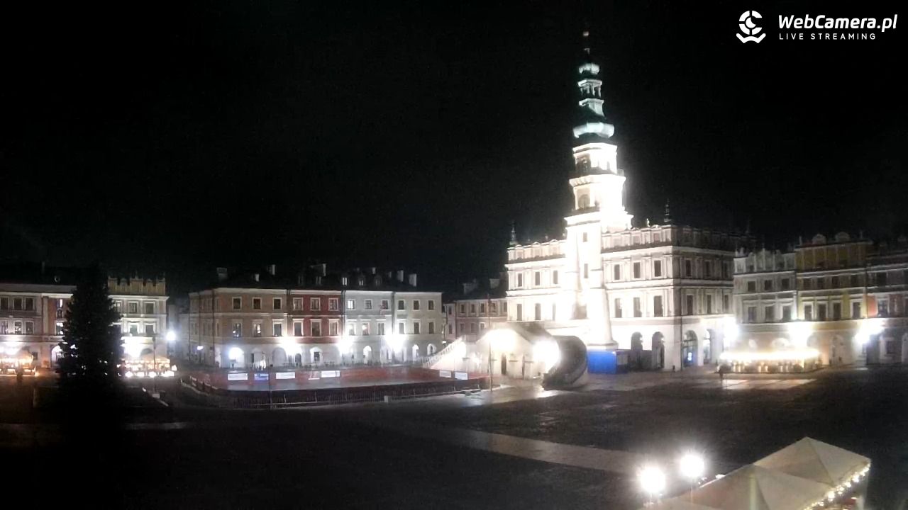 ZAMOŚĆ - widok na Rynek Wielki - 03 grudzień 2024, 18:32